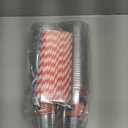 Whaline 50Pcs 12Oz Patriotic Disposable Plastic Cups with Lids and Straws 4th of July American Flag Cold Beverage Drinking Cups for 250th Anniversary Independence Day Party Supplies