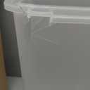 IRIS USA Airtight Dog Food Storage Container, Up to 30 lbs, Attachable Wheels, for Dog Cat Bird and other Pet Food Storage Bin, Keep Fresh, Easy Mobility, BPA Free, Black