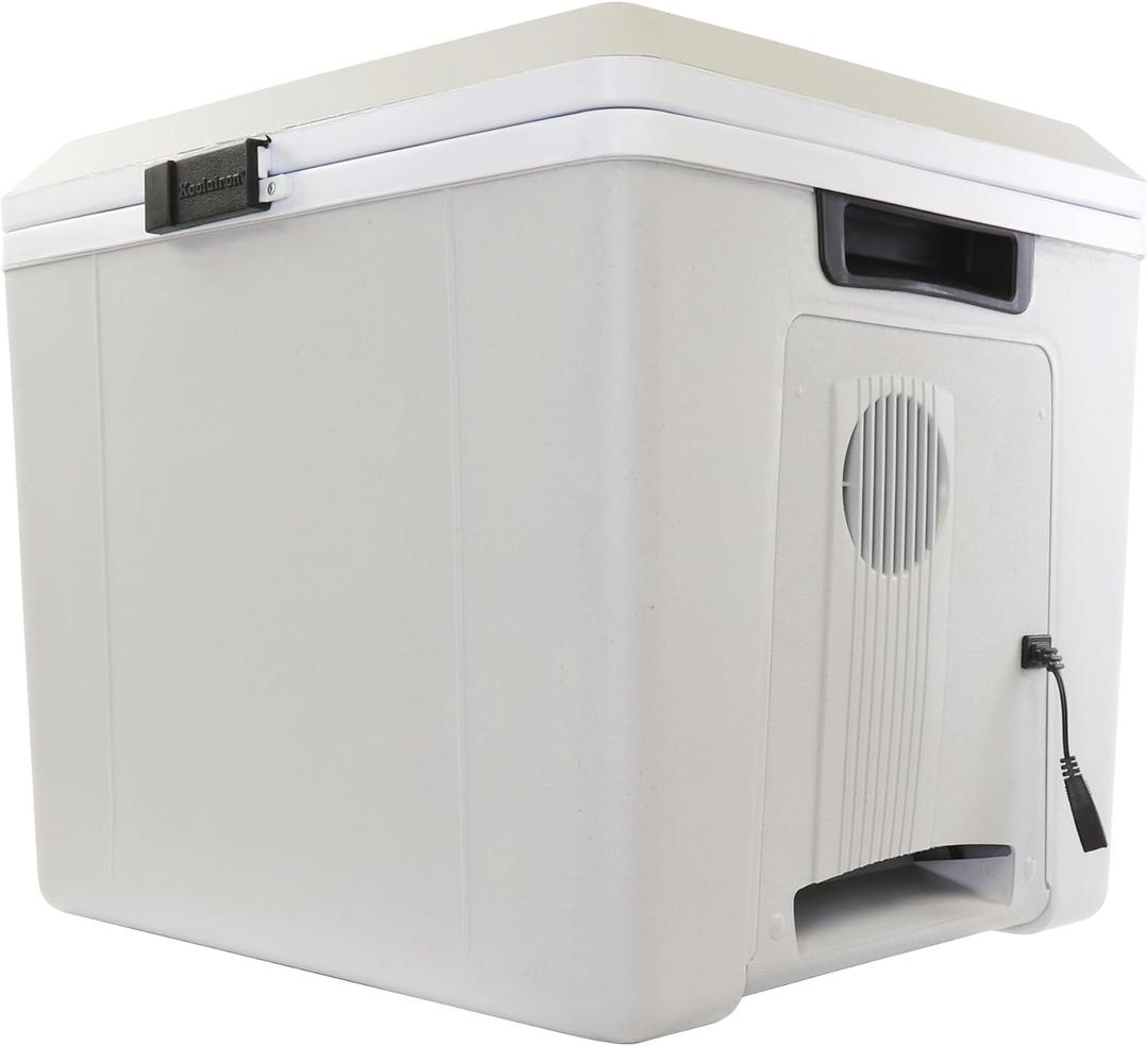 Koolatron Portable Cooler - Electric Lunch Cooler For Car, Camping, Travel, 12 V Insulated Hard Sided Refrigerator For Vehicle, Boat, Truck, Warming & Cooling, Cools Drinks,Food For Road Trip, 29 qt