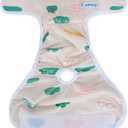 Teamoy Female Dog Diapers for Heat 4-Pack, Reusable Dog Period Diaper Wraps for Incontinence, Training & Housebreaking, Large