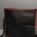 musbus Large Insulated Shopping Bag Thermal Bag Foldable Cooler Bag for Warm Delivery with Cold Cooling Function, Black-red, 20W x 20D x 8H, Modern