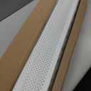 PPOLB Gutter Guards 5 Inch, Aluminum Leaf Filter Rain Gutter Covers with Screws Included, 32 PCS 108FT DIY Gutter Protection System, Heavy Duty, Fits Any Roof or Gutter Type (White Painted)