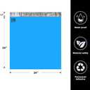 POLYSELLS 50 pcs 24x24 Inches Blue Poly Mailers Shipping Envelopes, Strong Adhesive Sealing, Waterproof, and Tear-resistant Postal Mailing Bags for Clothing, Books, and Accessories