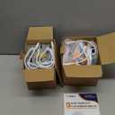 Amico 6 Pack 4 Inch 5CCT Ultra-Thin LED Recessed Ceiling Light with Junction Box, 2700K/3000K/3500K/4000K/5000K Selectable, 11W Eqv 70W 800LM Brightness Dimmable Canless Wafer Downlight, ETL & FCC (White)