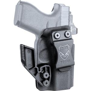PROUS Kydex IWB Holster Select for Echelon/Hellcat Pro, Canik Mete MC9, S&W Bodyguard 2.0/M&P9/.40, Glock 19/43X MOS, Sig P365/P320 M17 M18, Taurus G2C, Optic-Ready, Adjustable Cant & Retention, Right