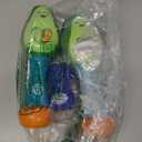 2 Pack Little Kids Fisher-Price Toddler Toy Shake and Go Bubble Maraca 2-in-1 No Spill Bubble Wand and Musical Toy Maraca | Ages 18+ Months | Includes 4oz of Non-Toxic Bubble Solution