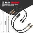 Upstream Downstream O2 Oxygen Sensor 4PC for 2011 for Ford Edge Explorer for Lincoln MKX 3.5L 3.7L - 234-5038 9E5Z9F472D BL3Z9F472A - Fix Fault Light Reduce Fuel