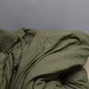 Nanko Cal King Comforter Set Dark Green, Olive Green Soft Reversible All Season Down Alternative Quilted Duvet Insert, Microfiber Filling Luxury Bedding Sets in a Bag 3PCs 104x98 inch California King