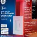 GE Cync Paddle Dimmer Smart Switch, Highly Customizable Dimmer Switch, Works with Alexa and Google Home, Matter Compatible, Easy to Install Smart Light Switch (1 Pack)