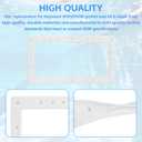 Wide Mouth Above Ground Pool Skimmer Gasket for Hayward SPX1091GW SP1091LX Automatic Pool Skimmer 13-3/4" x 7.5" 3 Pack