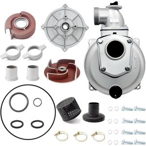 2 Inch Semi-Trash Water Pump Rebuild Kit Assembly for Harbor Freight Predator 212cc Pacific Hydrostar Gasoline Engine Water Pump Replacement