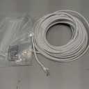 Cat5e Ethernet Cable 75 FT, Long Cat 5e Internet Cable, White Snagless Patch Cord, Flexible, Network, LAN, PoE, Standard RJ45 Connector for PC, Server, Router, Modem, TV, PS5 - with 15 Cable Ties