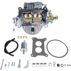 GELUOXI Carburetor 2 Barrel with Manual Choke Replacement for 2300 500 CFM CJ5 CJ7 F100 0-4412S