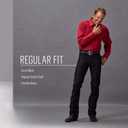 Wrangler Men's Wrancher Dress Jean (Black) 40x29