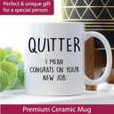 New Job Mug, Coworker Leaving Coffee Mug, Farewell Mug for Coworker, Goodbye Cup For Coworker (White Ceramic Mug, 11 oz)