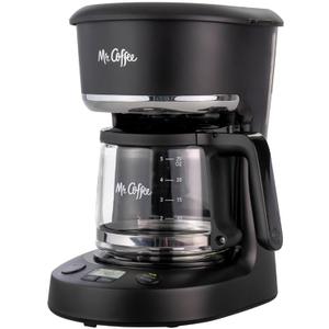 Mr. Coffee, 5-Cup Mini Brew Switch Coffee Maker, Black