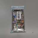 Case Compatible with iPhone 17 Pro Max,Fall Prevention Bright Hybrid 2-Layer Hard Shell Phone Case for Girls Boys,Stained Glass Bloom Flower