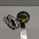 USB Car Seat Fans for Backseat Baby, Electric 5V USB Car Cooling Fan for Car Rear Seat Baby Kids Passengers(USB Powered Only, No Battery)