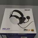 NZXT Relay Headset White High Resolution 7.1ch Surround Gaming Headset AP-WCB40-W2 SP1107 ()
