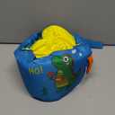 HeySplash Swim Vest for Kids, Toddler Pool Floaties, Children Swimming Vest with Adjustable Strap, Swim Jacket Water Wing Arm Float, Puddle Sea Beach Boat Jumper Boy Girl Baby (H Blue Yellow Dinosaur)