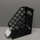 Officemate Recycled Large Magazine File, Black, 6 Each (26083)