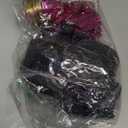 SOMSOC 70s Disco Jumpsuit Costumes Women Fashion Disco Accessories for Halloween Necklace Earrings Bracelet Glasses Belt (Medium)