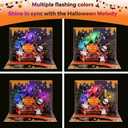 Magic Ants Musical Halloween Pop Up Card with Lights  3D Haunted House Ghosts Pumpkins Bats  Spooky Halloween Greeting Card for Kids and Adults Includes Envelope and Blank Note