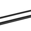 GERZWY Bath Double Towel Bar 30-Inch Stainless Steel Bathroom Towel Rail Wall Mounted Hand Towel Holder Black & Gold
