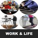 1" Extra Thick Anti Fatigue Floor Mat,Kitchen Mat, Standing Desk Mat  Comfort at Home, Office, Garage - Advanced PU Foam (Black, 30" L x 20" W)