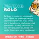 4 x Friday Collective Flying Solo Candle, Fresh & Clean Scented, Made with Essential Oils, 3 Wicks, 13.5 oz