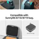 Pocket 3 Protective Case with Magnetic Storage Slot Bump-Proof Dust-Proof Portable Plastic Shell Cover for DJI Osmo Pocket 3 Gimbal/Lens/Screen Accessories