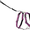 PetSafe 3 in 1 Dog Harness - No Pull Solution for Dogs - Reflective Dog Harness - Front D-Ring Clip Helps Stop Pulling - Comfortable Padded Straps - Top Handle Enhances Control - Plum - Small