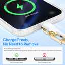 Adjustable Anti-Theft Phone Lanyard Neck & Crossbody Strap with 0.2mm Metal Tab & Comfort-Fit 8mm Rope (Fog Blue)