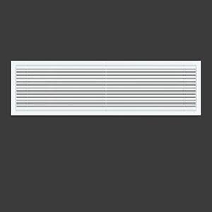 Linear Bar Air Grille 28" X 8", Aluminum Air Supply/Return Grilles,Easy Air Flow,Removable Grille/Door-HVAC Air Vent Cover,White[Outer Dimensions: 28.8"w X 8.8"h]