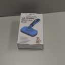 Self-Cleaning Brush for Pet Deshedding - Skin-Friendly Grooming Tool for Dogs and Cats, Blue