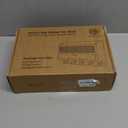 Nekon Key and Mail Holder for Wall, Key Organizer with 5 Hooks & Storage Drawer, 11" W x 7.9" H x 3.1" D Wooden Key Rack for Entryway and Home Decor (Brown)