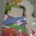 St. Patrick's Day Bulletin Board Decorations 3D Irish Door Decorations 3D Rainbow Lucky Shamrock Clover Paper Cutouts with Rainbow Papers for Green Irish March Holiday Classroom Home Door Wall Decor