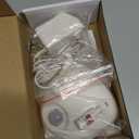 Maxsa 37313 Park Right Dual Laser Parking Guide for Garage with Adjustable 360-Degree Lasers, Motion Activated, AC Adapter and Battery Backup, Universal Car and SUV Parking Guide, White