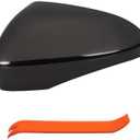 TKPUFR Right Passenger Side Mirror Cover Cap Compatible with VW Beetle 2012-2019, Jetta MK6 2011-2018, Passat B7 2011-2015,Only Suitable For US Model