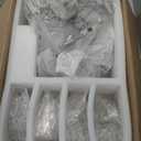 Modern Tree Branch Crystal Chandelier Luxury Silver Crystal Pendant Lighting 23.6" Contemporary 8-Light Chandeliers for Dining Room Kitchen Bedroom Living Room