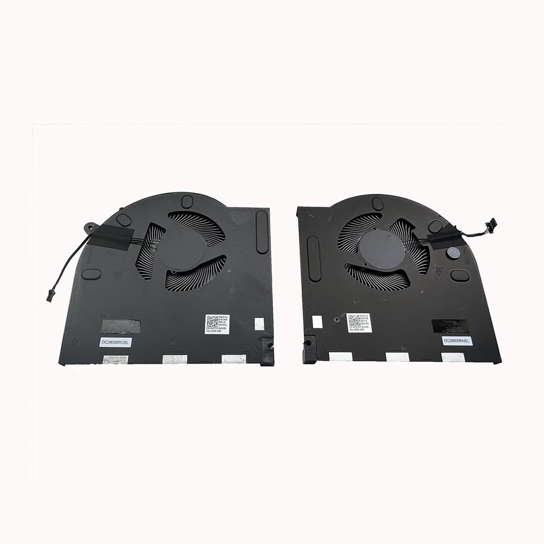 Laptop Replacement CPU+GPU Cooling Fan for Dell Alienware M17 R3 M17 R4 M17 R5 M17 R6 P45E 0H5TYJ 0CNV63 FM7J 0H5TYJ 0CNV63