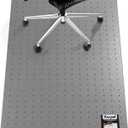 Kuyal Office Chair Mat for Carpet, Gray Heavy Duty Computer Chair Mat, 32" X 48"