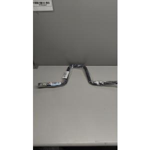Bent steel bar, 2 ft long, Black
