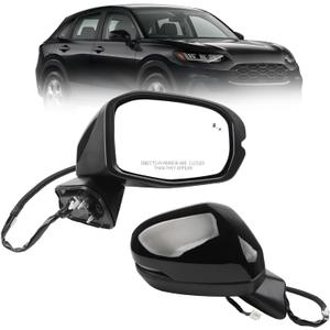 76208-3W0-A43 Right Passenger Side Door Mirror Assembly Compatible With 2023-2025 Honda HR-V (EX-L/EX-L NAVI/SPORT) 8 Pins Blind Spot Turn Signal Light Heated