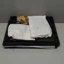 Peg Board, 6 Pack Metal Pegboard Panels Black Pegboards Wall Organizer with 50 Hooks, Heavy Duty Peg Board for Walls Home, Garage Tool Storage, Office Organization, Craft Room, Kitchen