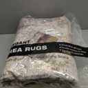 6x9 Area Rug Living Room Rugs - Washable Neutral Modern Abstract Soft Thin Large Rug Indoor Floor No Slip Rug Carpet for Bedroom Under Dining Table Home Office Decor - Brown Grey