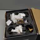 4 Pack Antique Brass Door Knobs Crystal Door Knob Interior Privacy Door Knob for Bedroom and Bathroom Glass Door Knob,Zinc Alloy