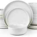 Amazon.com | Famiware Milkyway Plates and Bowls Set, 18 Pieces Dinnerware Sets, Dishes Set for 6, White: Dinnerware Sets