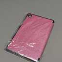 Caweet Case for TCL Tab 8 - Ultra Lightweight Slim Hard Back Shell Tri-Fold Stand Cover, Glitter Pink