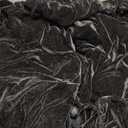 Starry Dynamo 60Inch Ruffled Velvet Christmas Tree Skirt with Foam Padding, Nylon Backing and LaceUp Tie Closure, Black